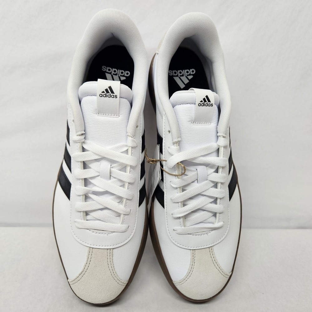 Adidas VL Court 3.0 Skateboarding Shoes ID6285 White Core Black Men's Size 10.5 - Picture 6 of 11